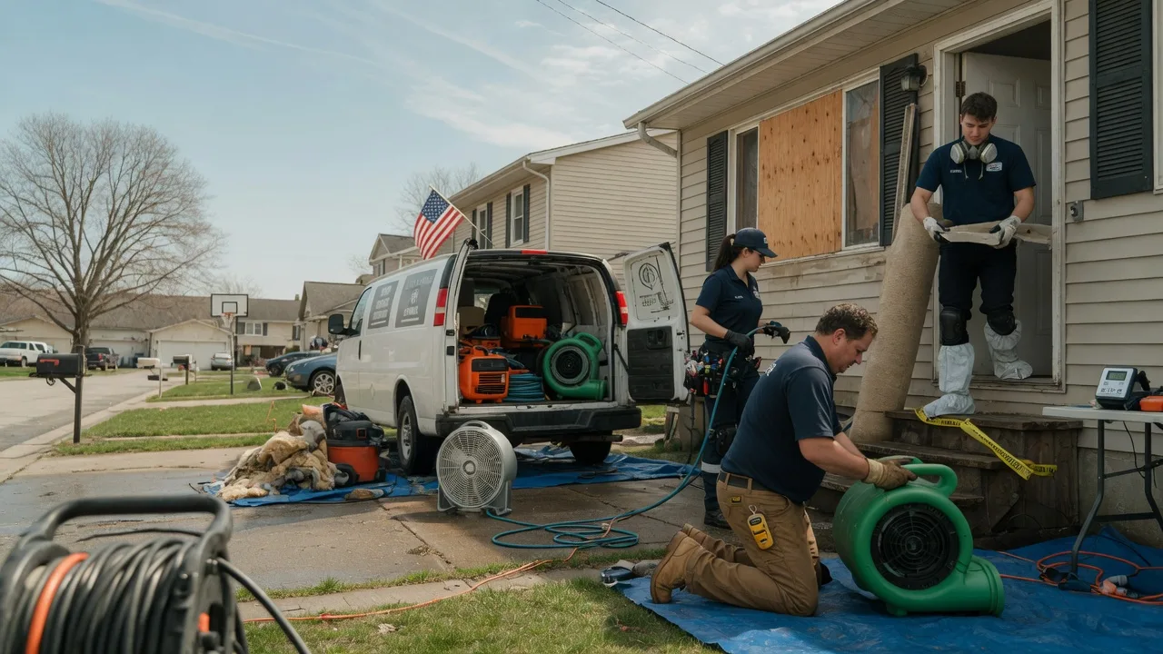 Water Damage Restoration in Columbus, PA near me
